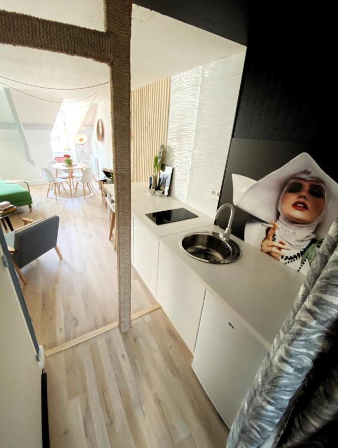 سانت بريوك Marie Et Brieuc _ Duplex Lumineux Colore Atypique Face Cathedrale المظهر الخارجي الصورة