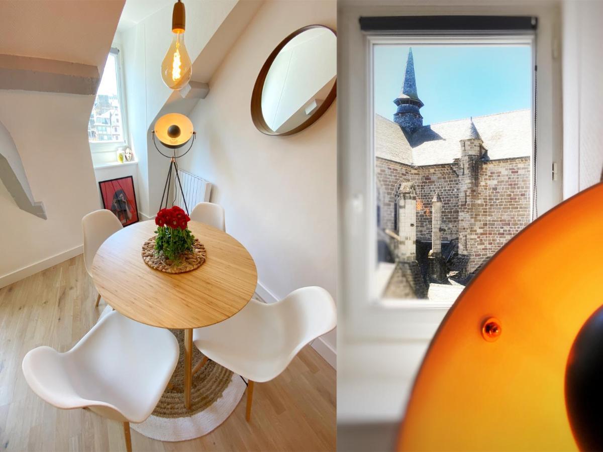 سانت بريوك Marie Et Brieuc _ Duplex Lumineux Colore Atypique Face Cathedrale المظهر الخارجي الصورة