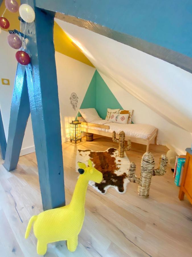 سانت بريوك Marie Et Brieuc _ Duplex Lumineux Colore Atypique Face Cathedrale المظهر الخارجي الصورة
